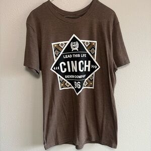 Cinch Brown Short Sleeve Graphic Tee